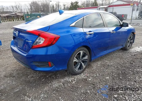 2017 Honda Civic Touring z USA, uszkodzony, nr VIN 19XFC1F9XHE000183
